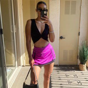 Purple tennis skirt (L)